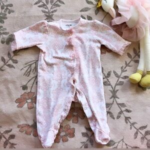 Pink Baby One Piece with ruffles